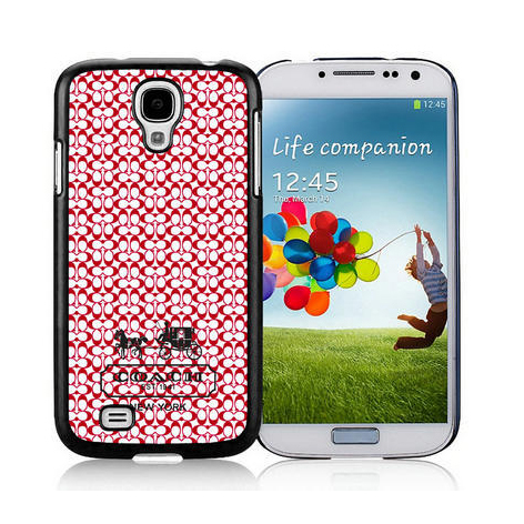 Coach In Confetti Signature Red Samsung Galaxy S4 9500 AJW - Click Image to Close